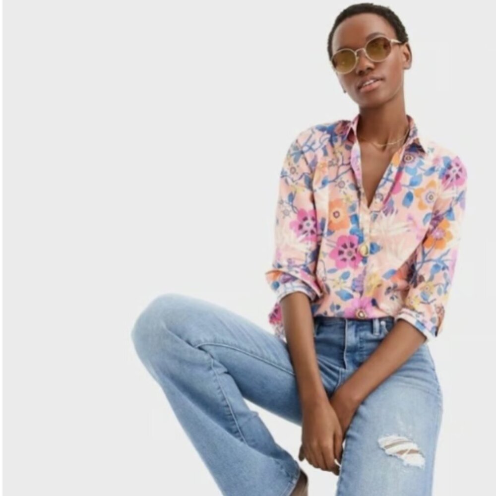 J.Crew Popover Shirt in Liberty Pavilion Print